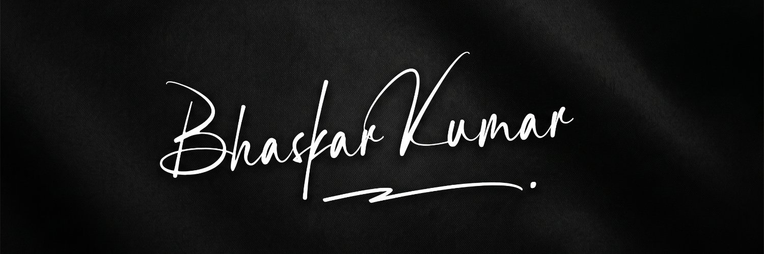 bhaskarkumarv's profile banner image