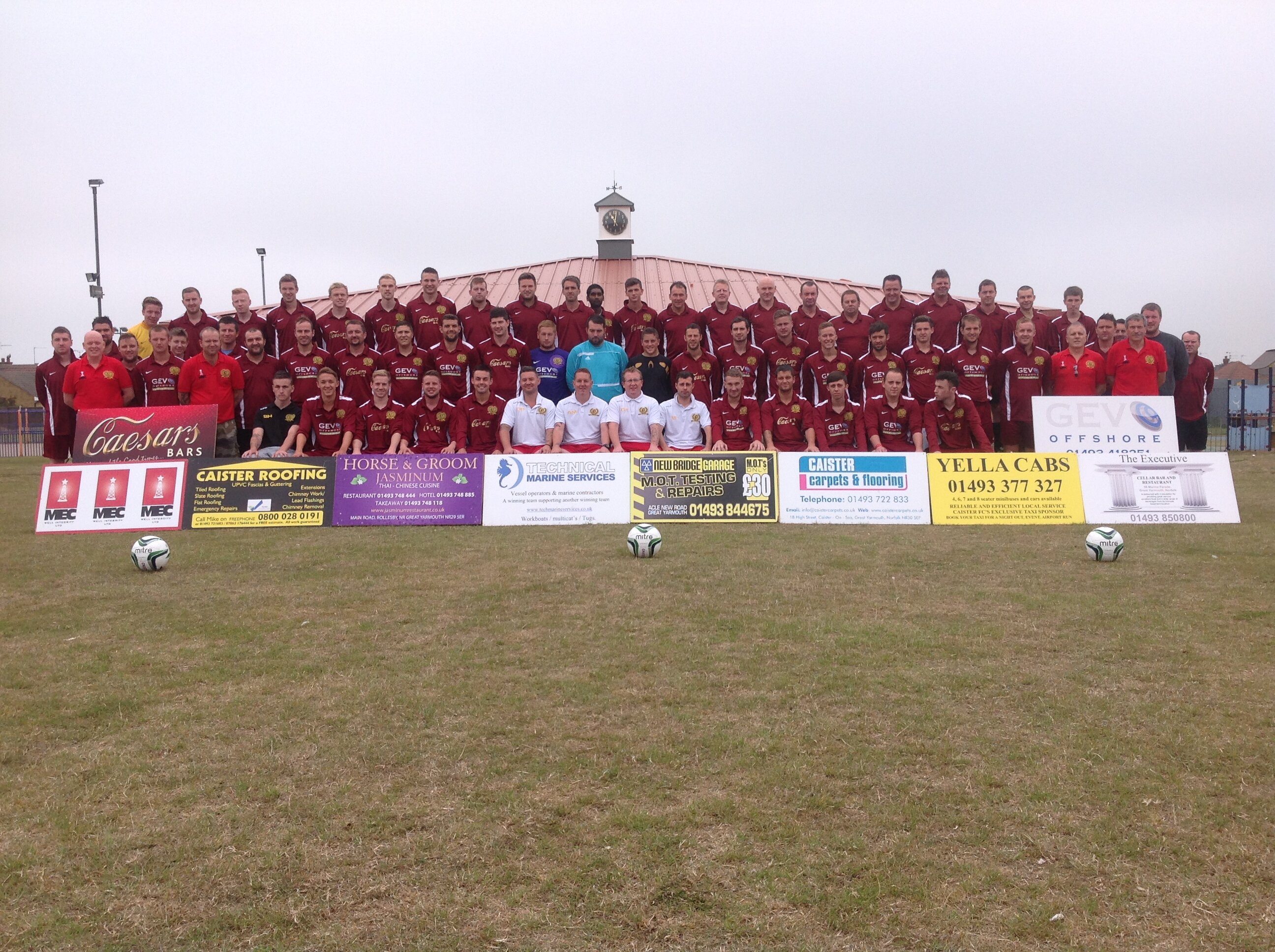 Caister FC banner