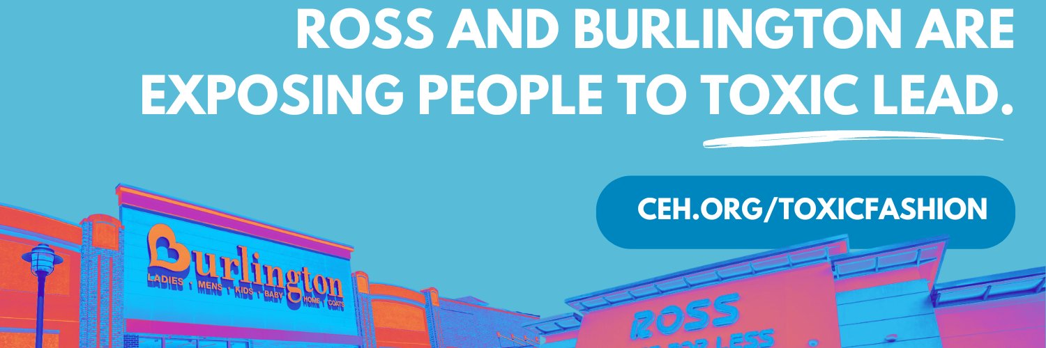 Center for Environmental Health's banner