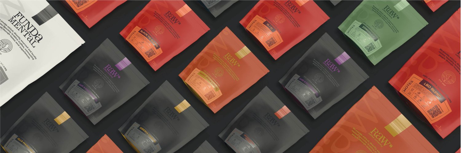 RAW Coffee Company banner