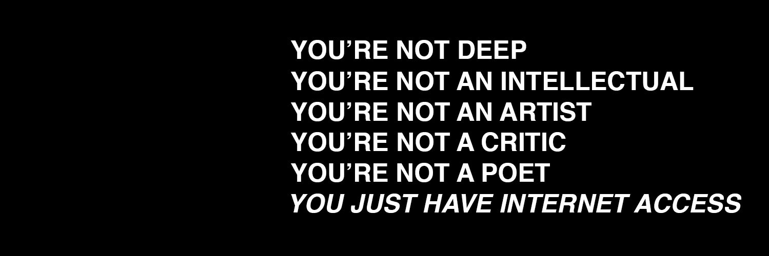 Una persona triste banner