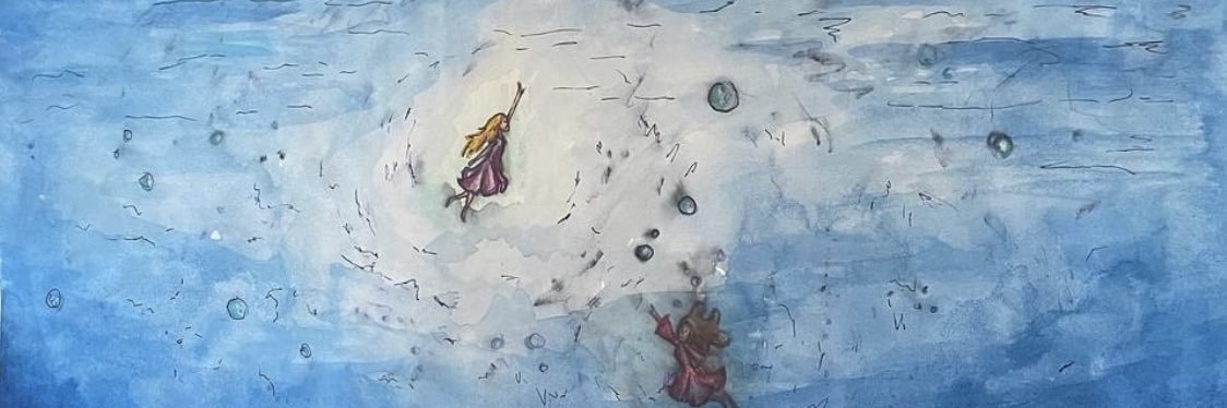 Iceberg Lady🇵🇸🌏 🌈🖤💛❤️NO WAR💧 banner