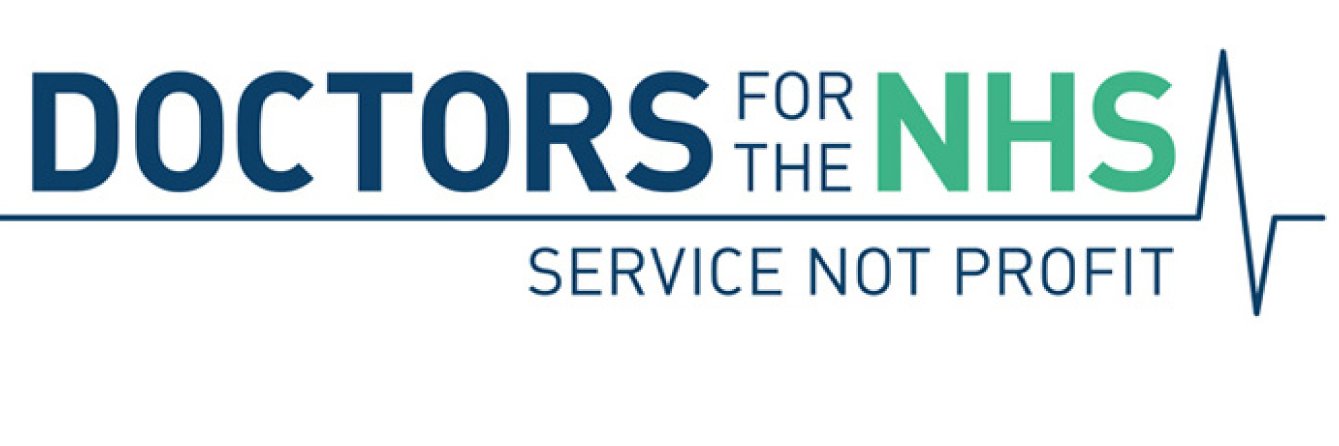 Doctors for the NHS banner