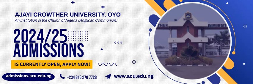 Ajayi Crowther University, Oyo banner