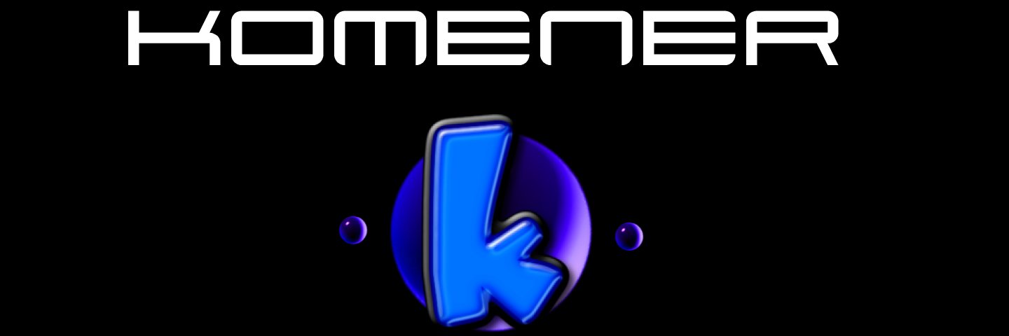 Twitter banner for @komener