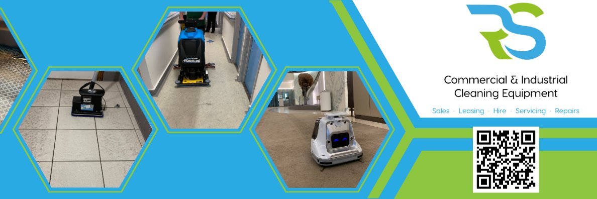 RS Cleaning Machines banner