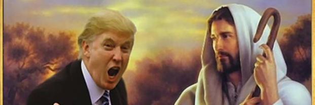 JESUS FOR TRUMP banner