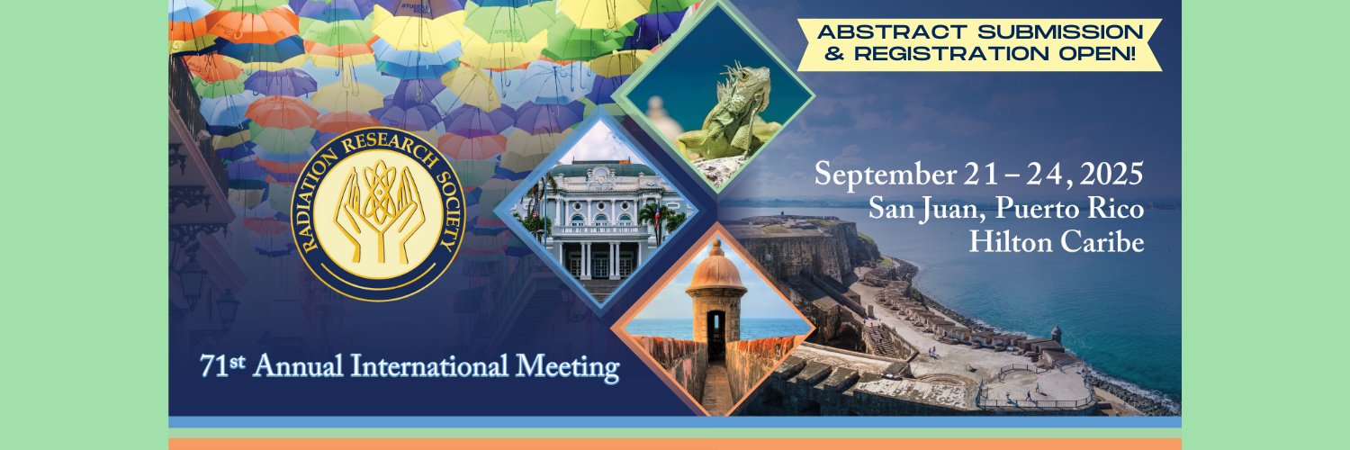 Radiation Research Society's banner