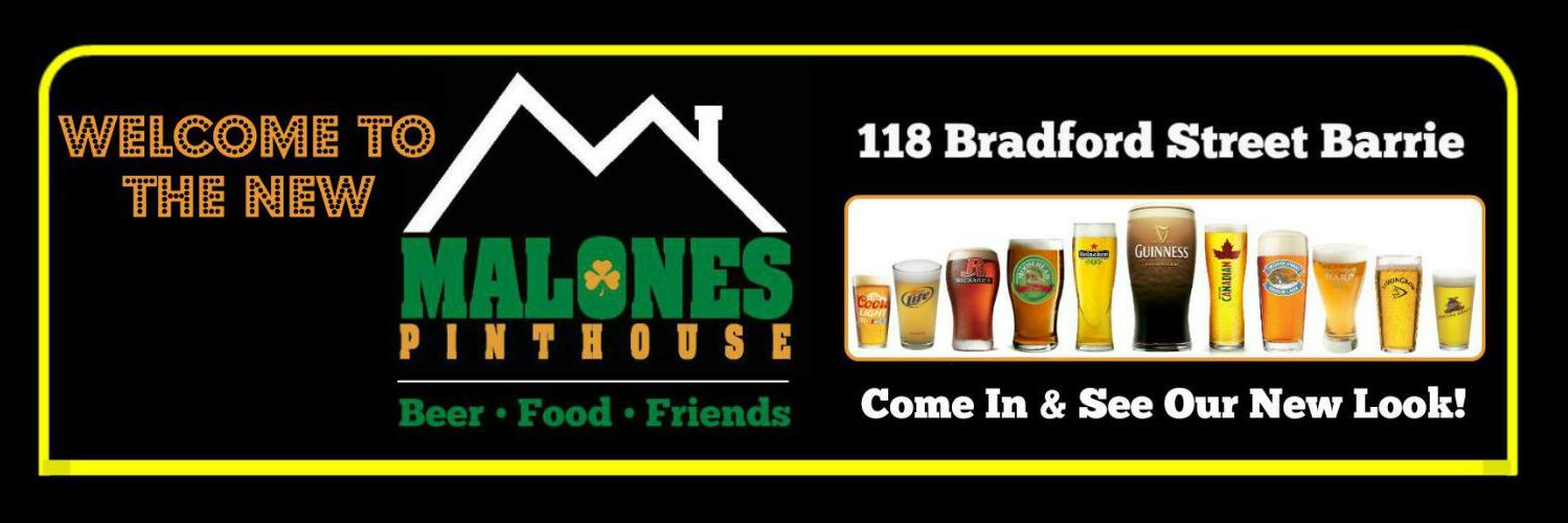 Malone's Pint House banner