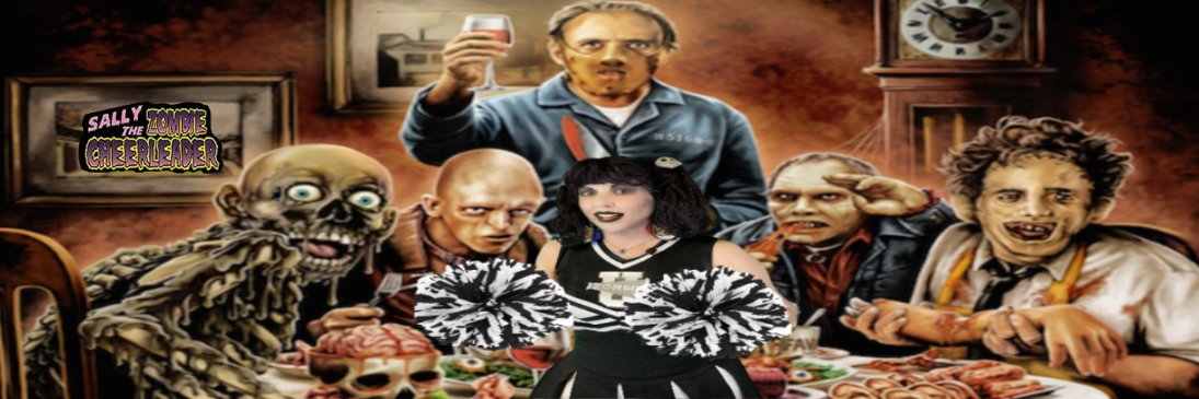 Sally the Zombie Cheerleader banner