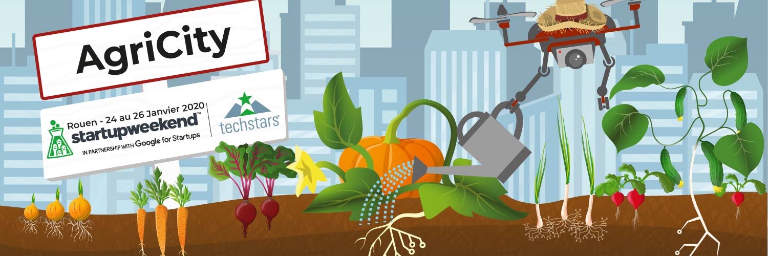 Startup weekend Rouen 2020 banner