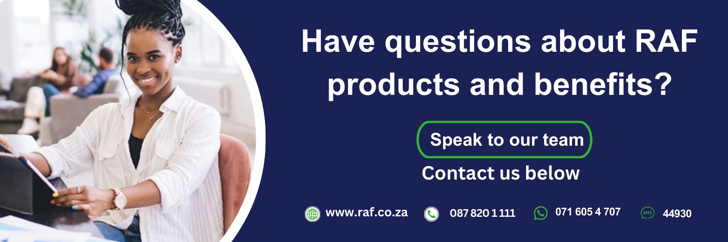 The Road Accident Fund banner