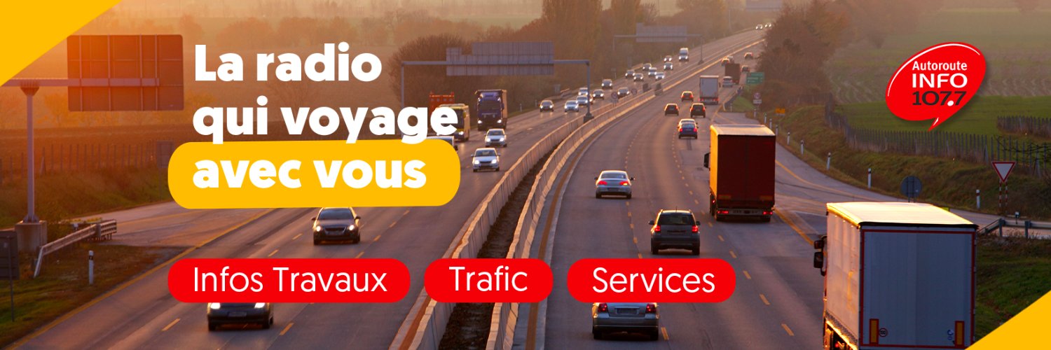 Autoroute INFO 107.7 banner