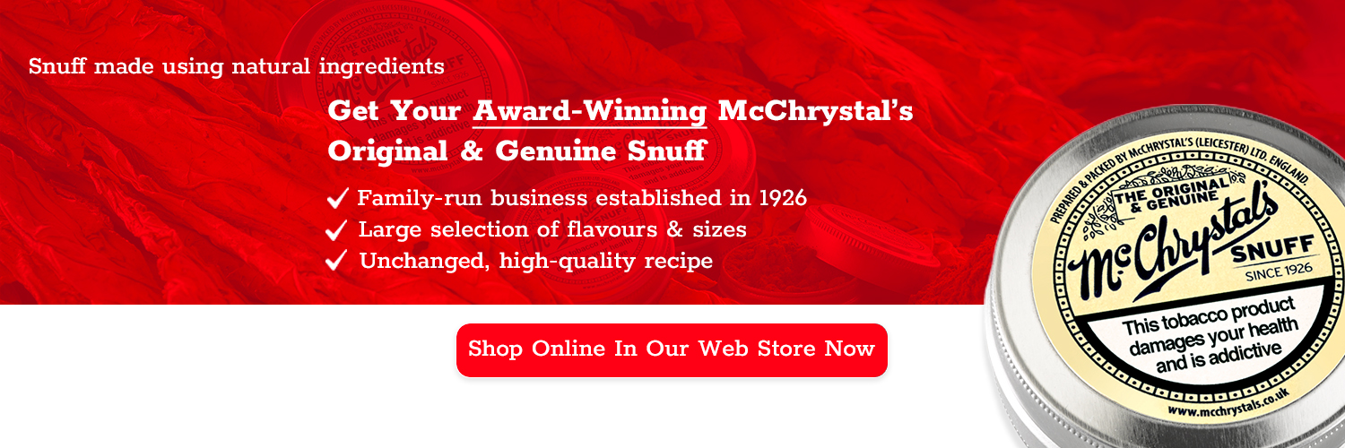 McChrystal's Snuff banner