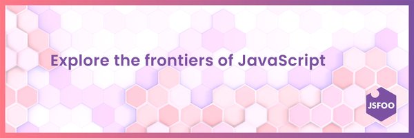 jsfoo Profile Banner