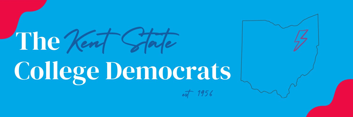 Kent State College Democrats banner
