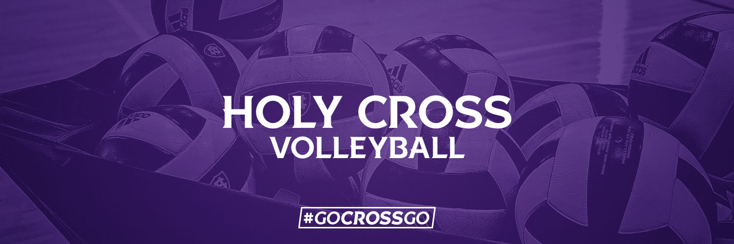 Holy Cross Volleyball banner