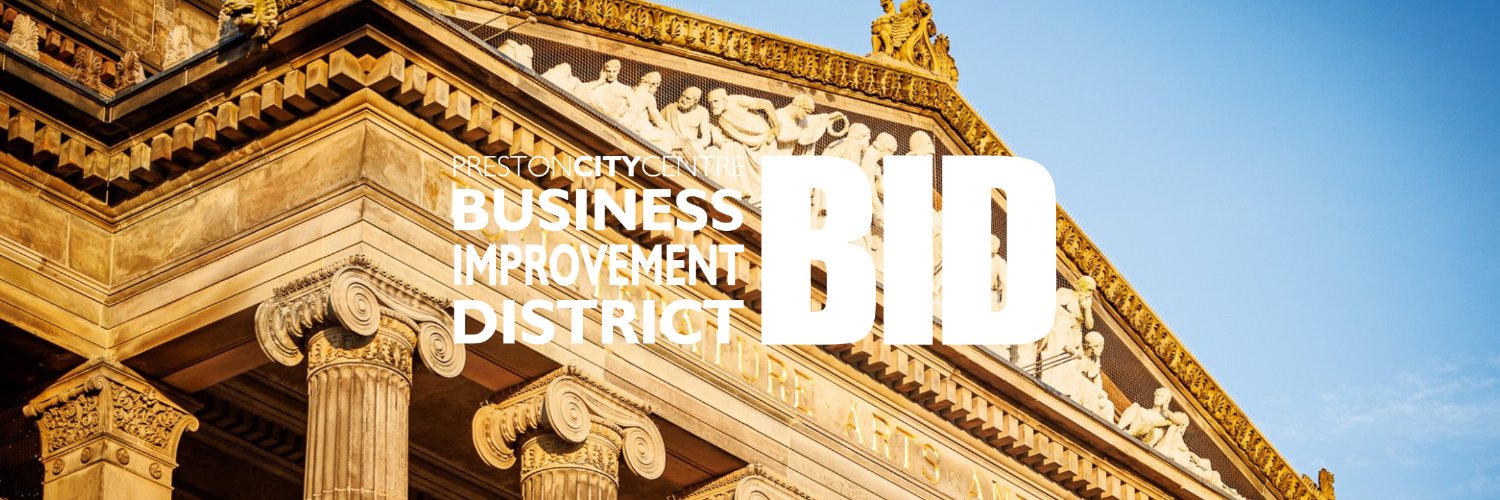 Preston City Centre BID banner