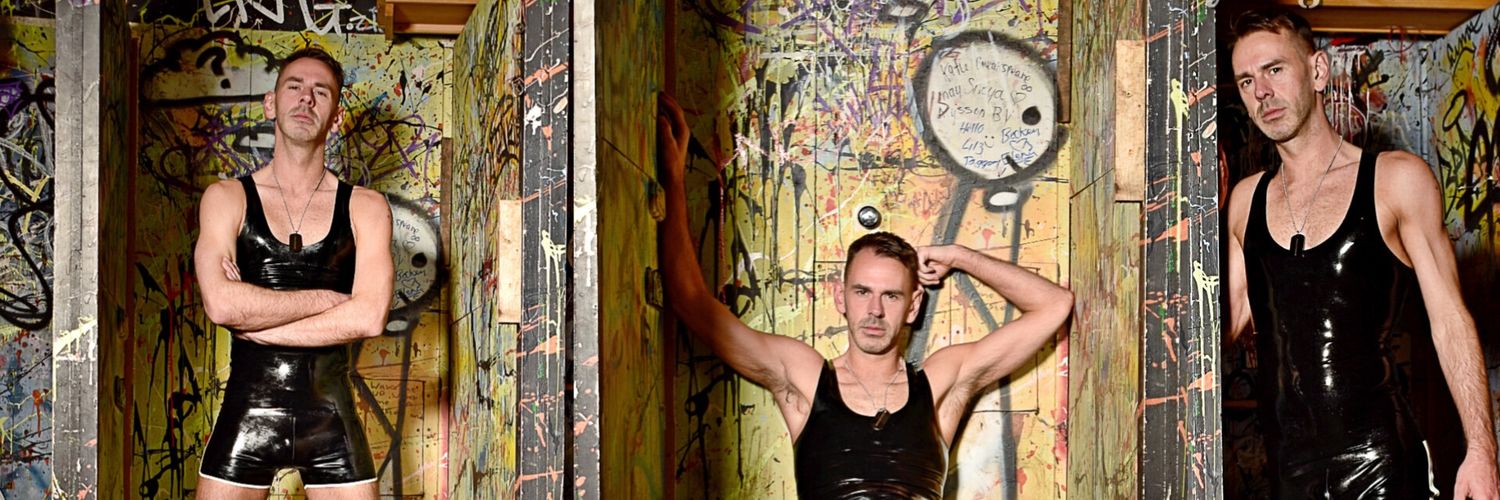 The naked guy in the window across the street banner