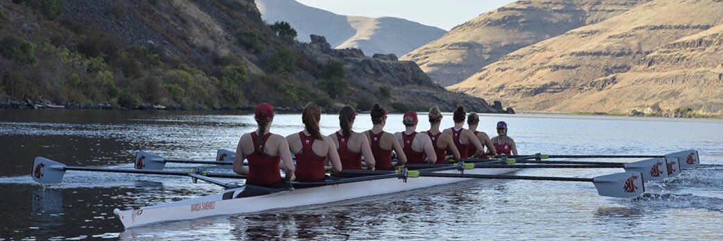 WSU Rowing's banner