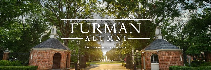 Furman Alumni's banner