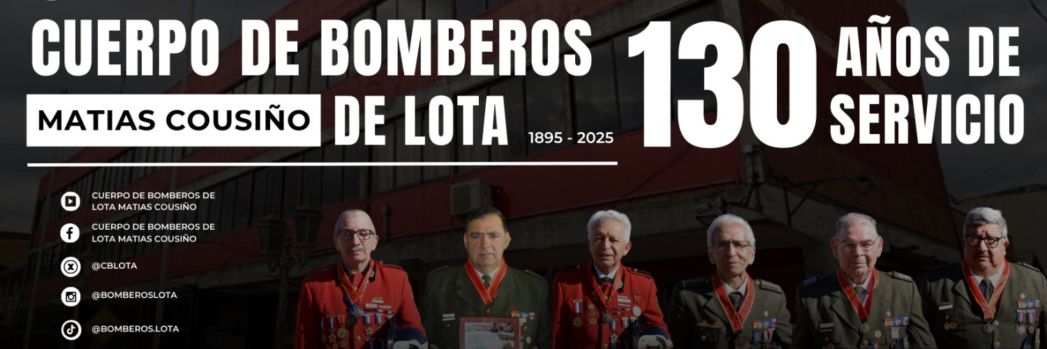 BOMBEROS LOTA banner