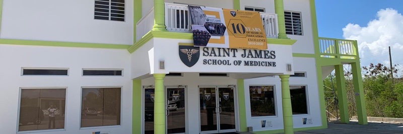 Saint James Sch. Med banner