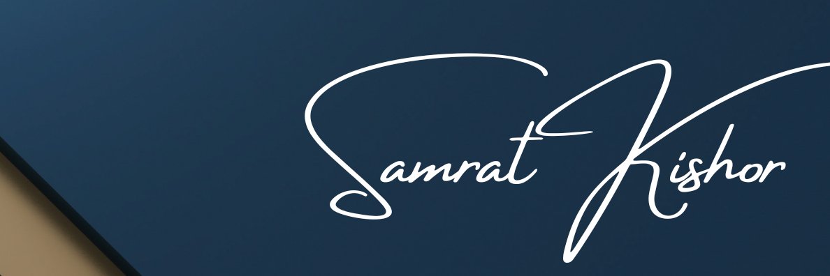 samratkishor's profile banner image