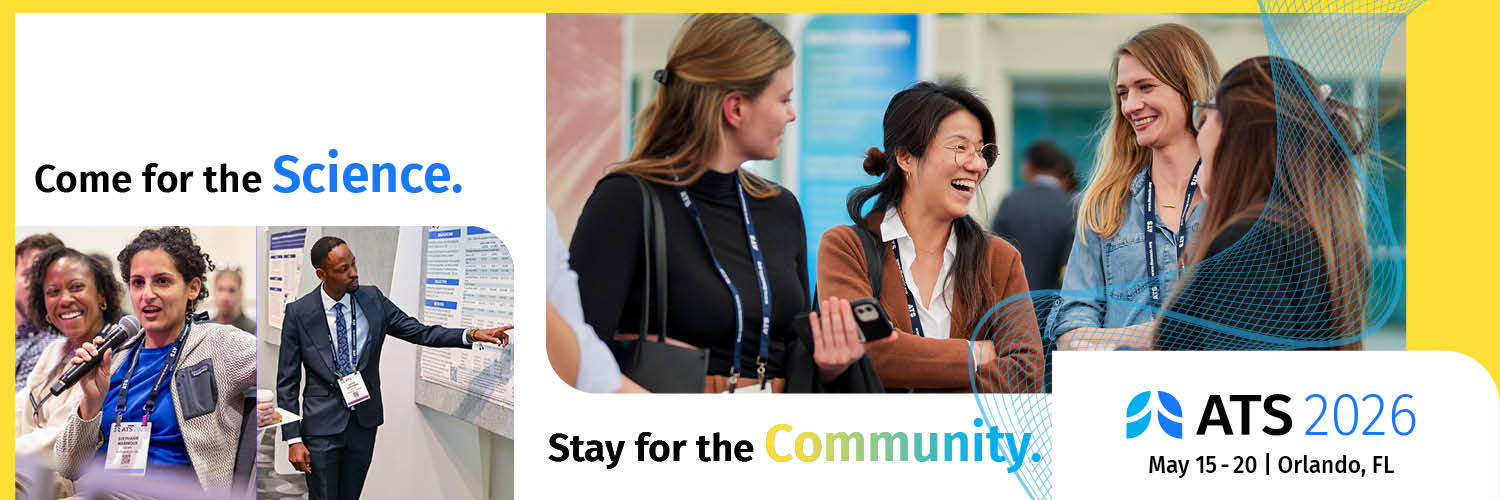 American Thoracic Society (ATS) banner