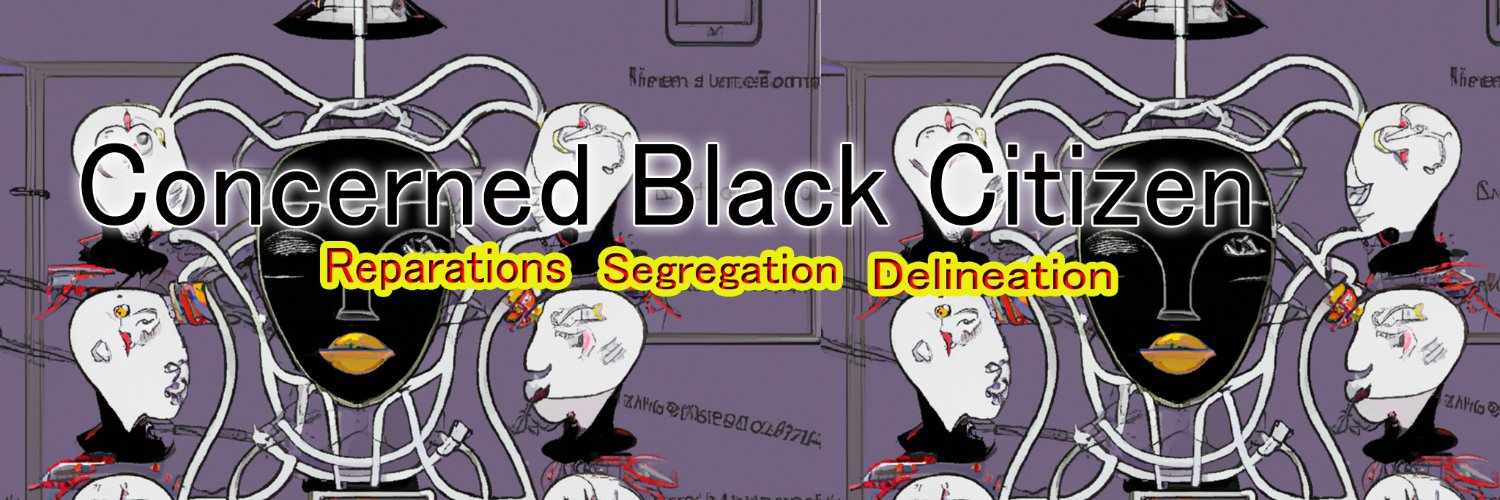 Concerned Black American banner