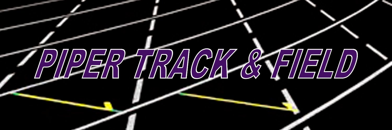 Piper Track & Field banner