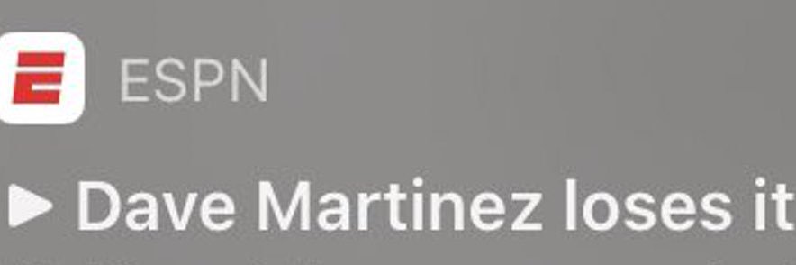 Dave Martinez banner