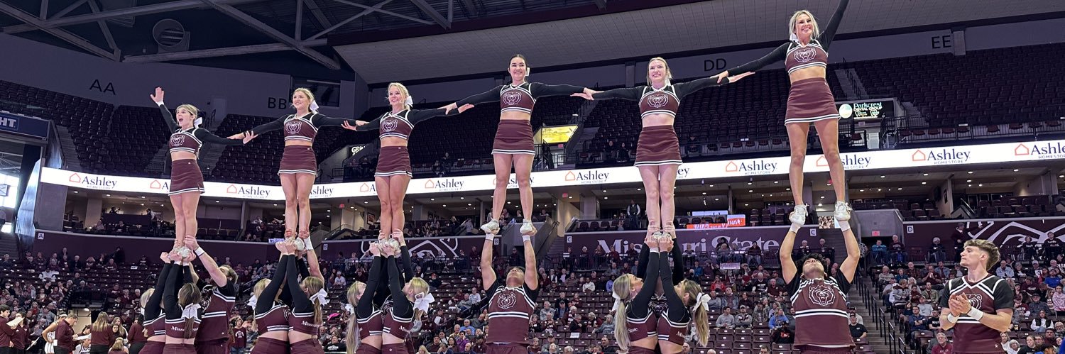 Missouri State Cheerleading banner