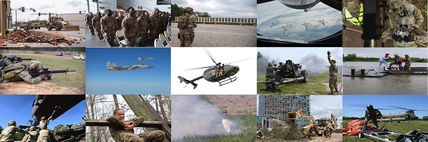 LA National Guard banner