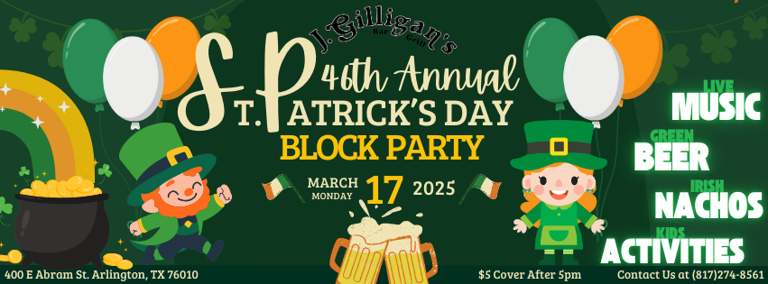 J. Gilligan's Bar & Grill banner