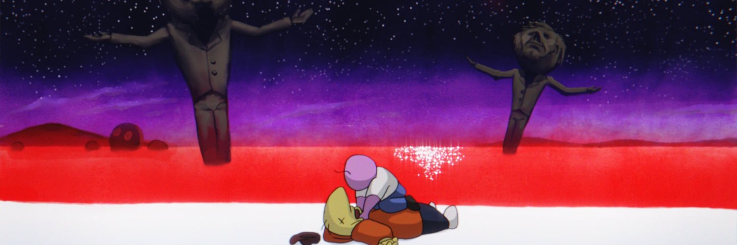 Daniel Noboa colgado en el boulevard de la Shyris banner