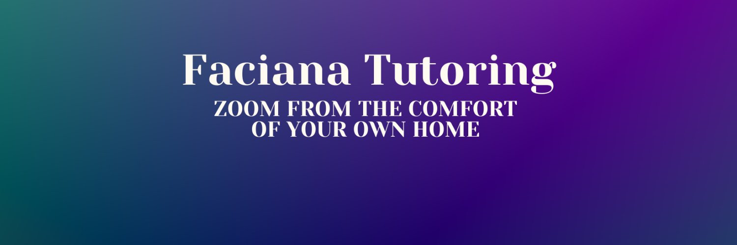 Mrs. Faciana/Faciana Tutoring/Math Tutor banner