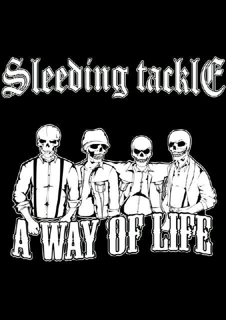 SLEEDING TACKLE Oi! banner