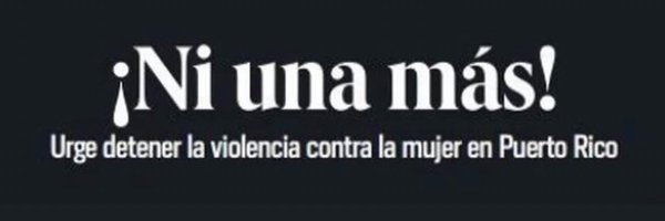 #NiUnaMenosNiUnaMas Profile Banner