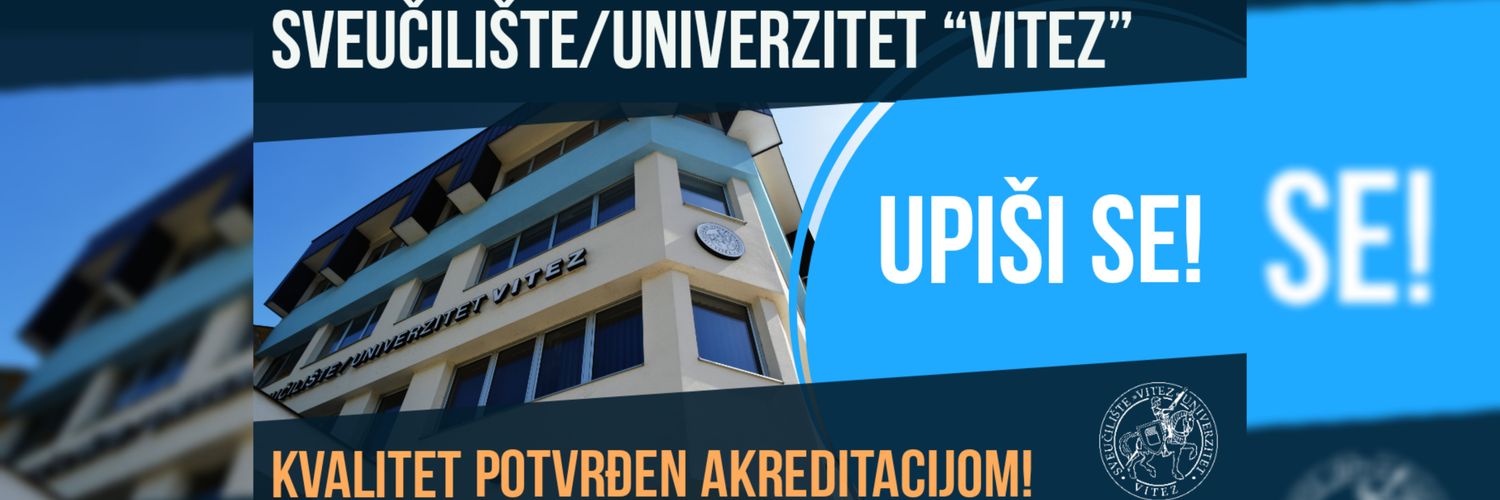 Sveučilište/Univerzitet VITEZ banner