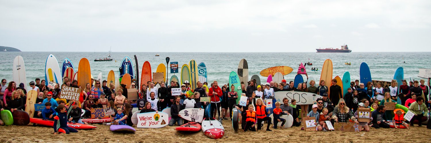 Surfers Against Sewage's banner