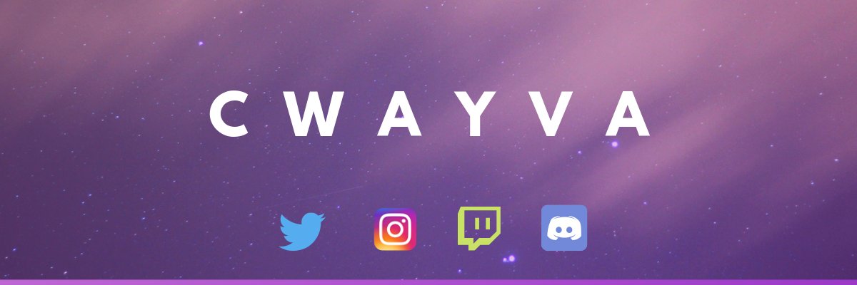 Cwayva's profile banner image