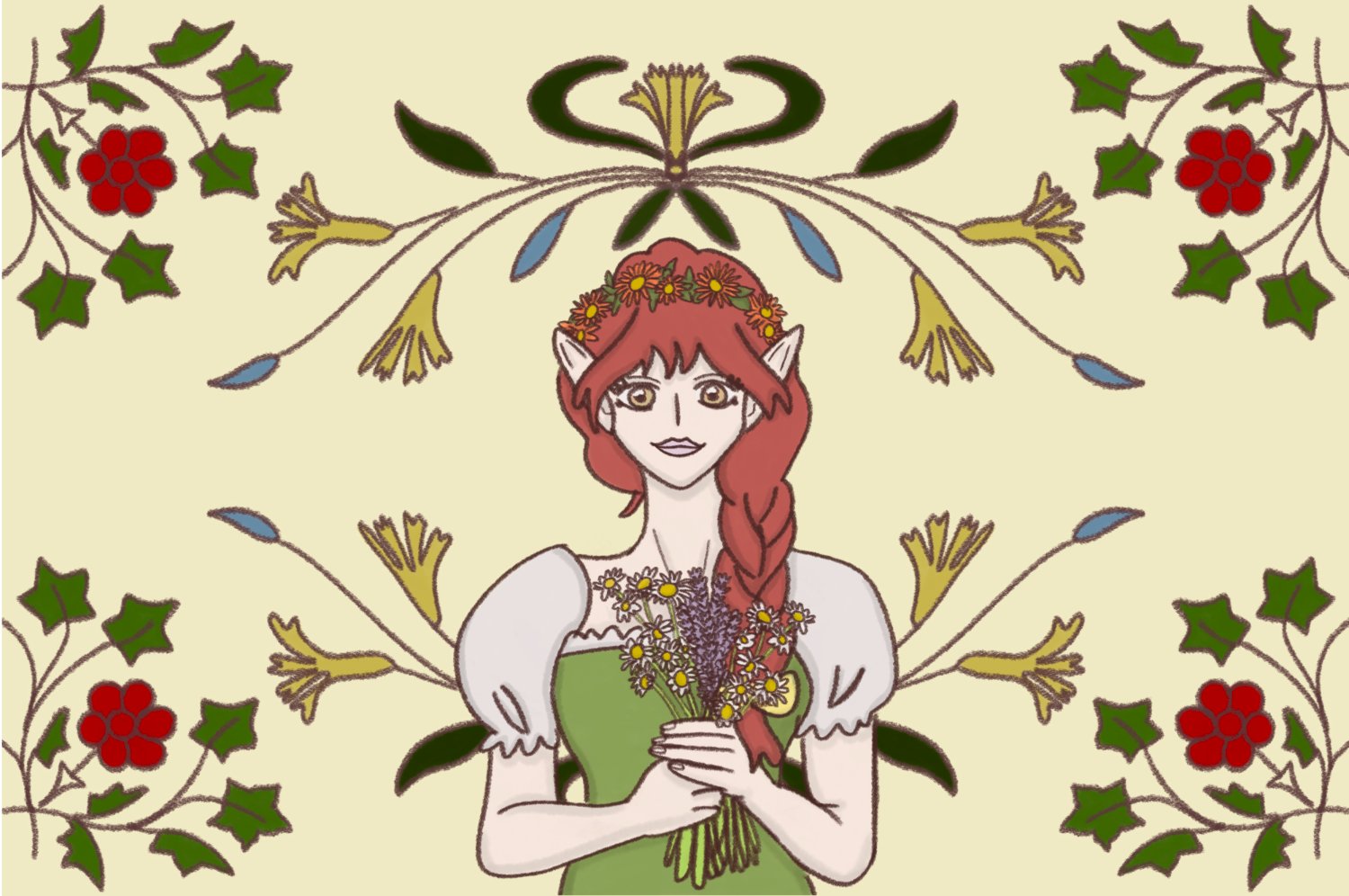 Moria🌿🍄 ˗ˏˋ✧ soft elf girly ✧´ˎ˗ banner