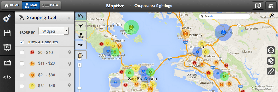 Maptive Mapping Software banner