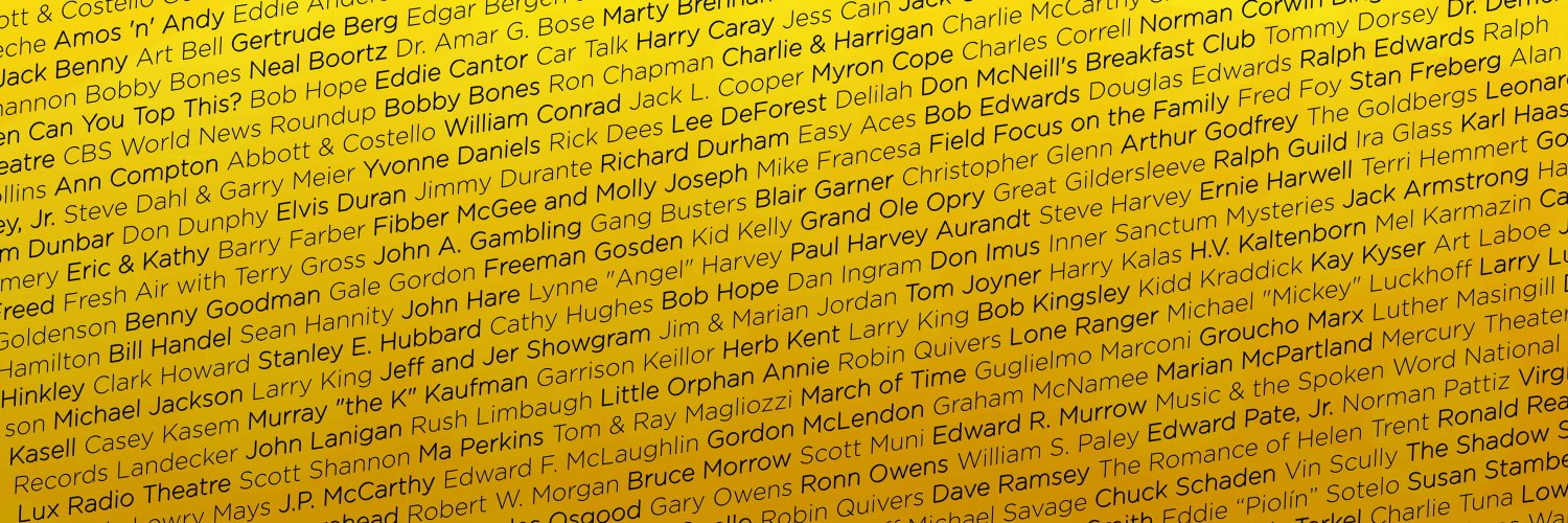 Radio Hall of Fame banner