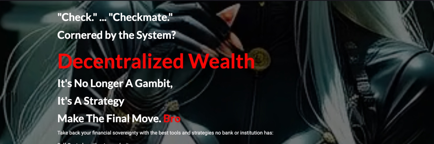 Dezentralized Wealth banner