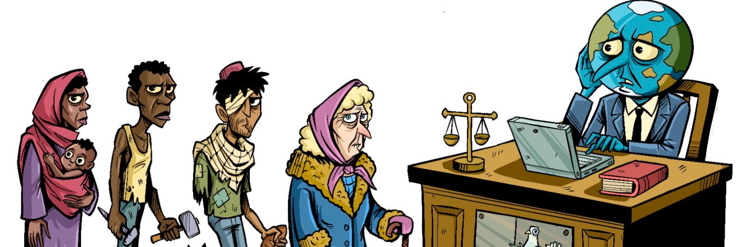 Cartooning for Peace banner