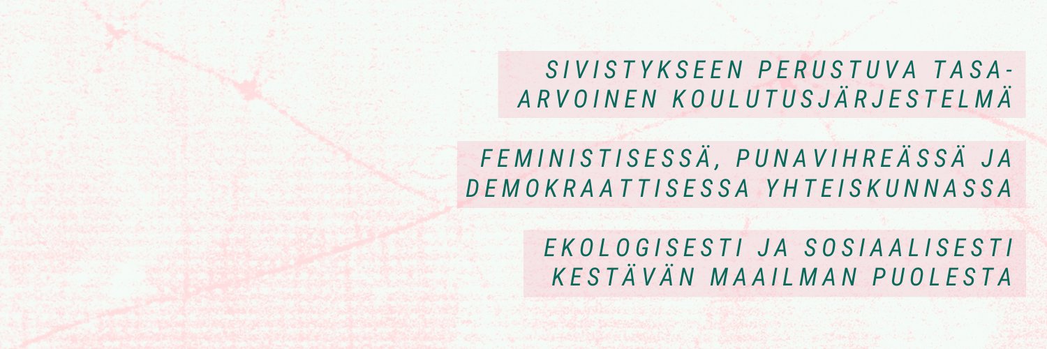 Vasemmisto-opiskelijat banner