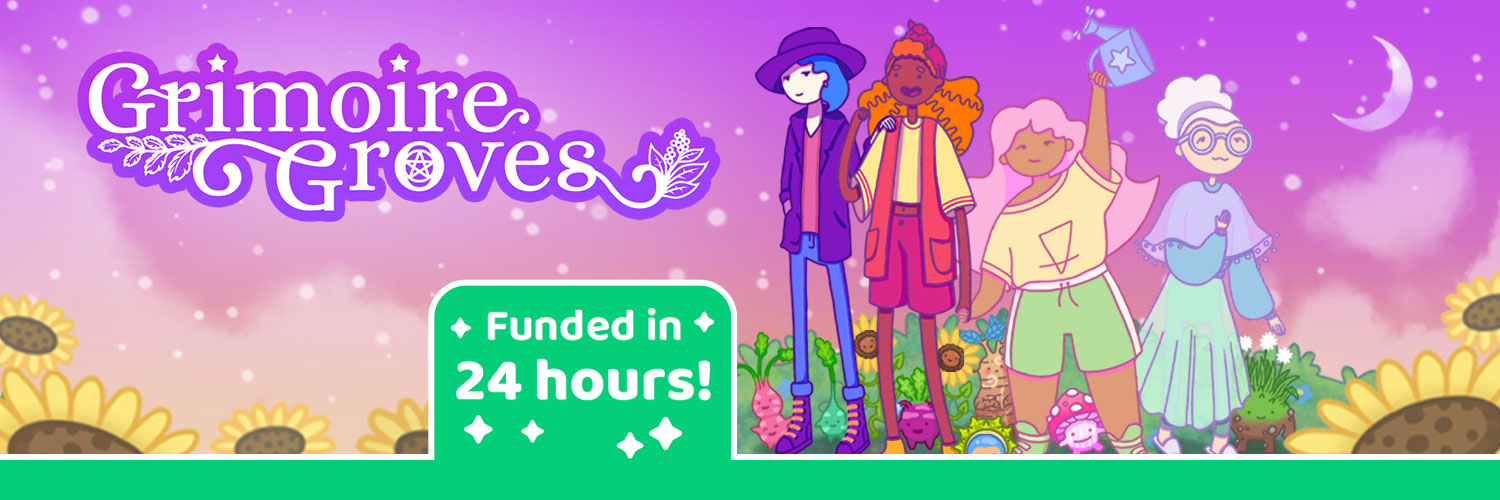 Tabea wants you to wishlist Grimoire Groves🔥 banner