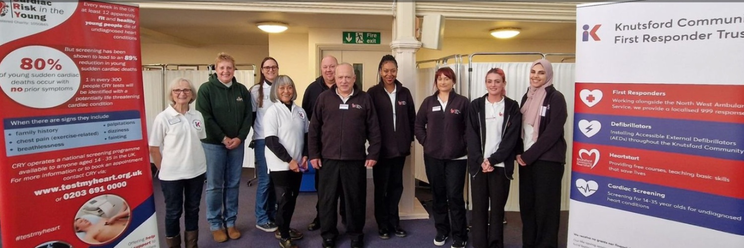 Knutsford Community First Responder Trust banner